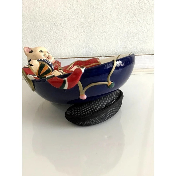 Signature Home Collection Kitty Candy Bowl Christmas - Picture 12 of 16